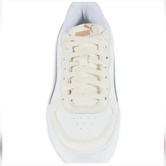 Puma Women's  Syke Athletic Shoes White Beige Peach 374764-23 Sz 10 NWOT/NO BOX - Picture 5 of 14